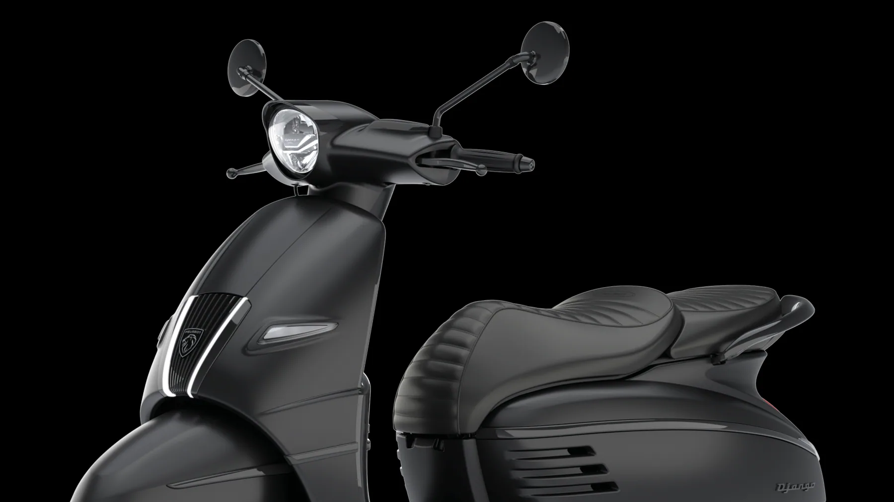 Peugeot Django Dark Shadow 125 – Design — dark and contemporary