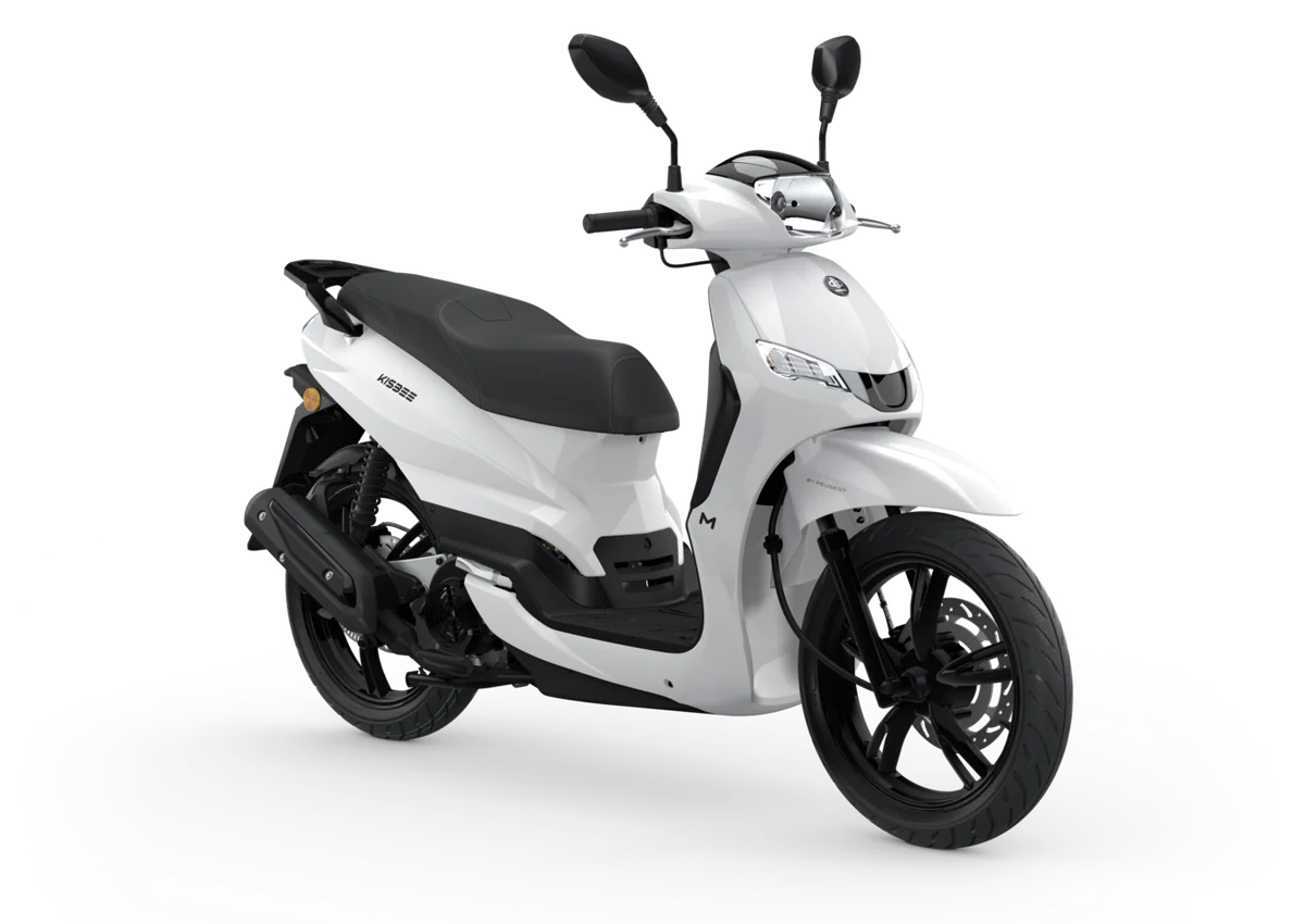 Peugeot Kisbee M 125 in Antarctica White scooter