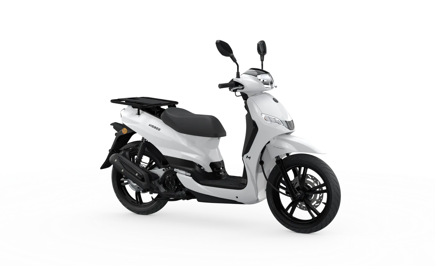 Peugeot Kisbee M Cargo 125 in Antarctica White cargo scooter