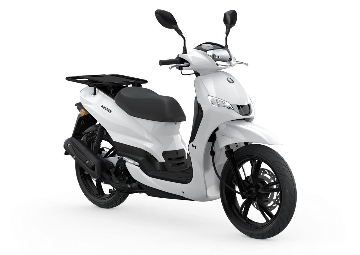 Peugeot Kisbee M Cargo 125 in Antarctica White cargo scooter