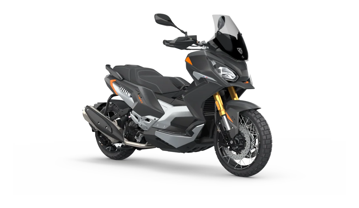 Peugeot XP400 GT in Sideral Mat Black maxi-scooter